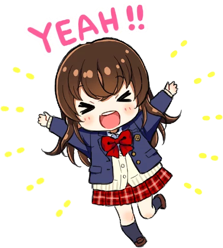 Sticker from the "School girl ~Blazer~" sticker pack