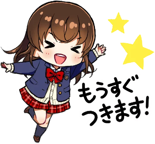 Sticker from the "School girl ~Blazer~" sticker pack