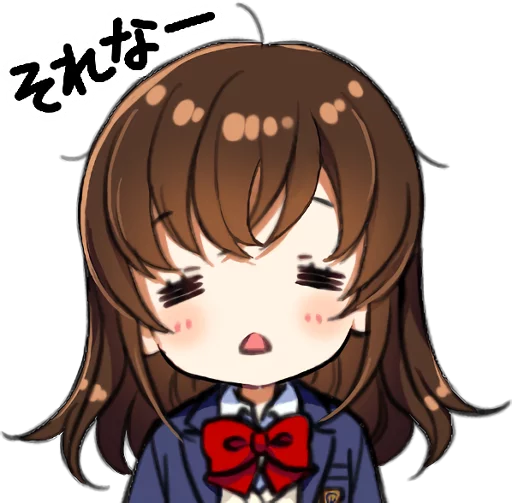 Sticker from the "School girl ~Blazer~" sticker pack