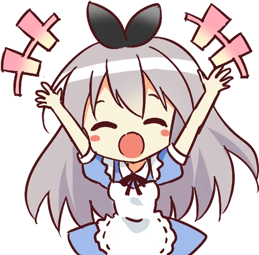 Sticker from the "CUTE GIRL Alice" sticker pack