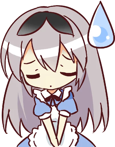 Sticker from the "CUTE GIRL Alice" sticker pack