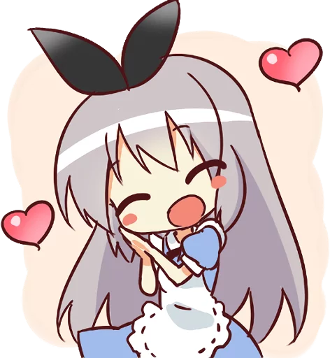 Sticker from the "CUTE GIRL Alice" sticker pack