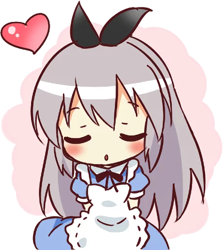 Sticker from the "CUTE GIRL Alice" sticker pack