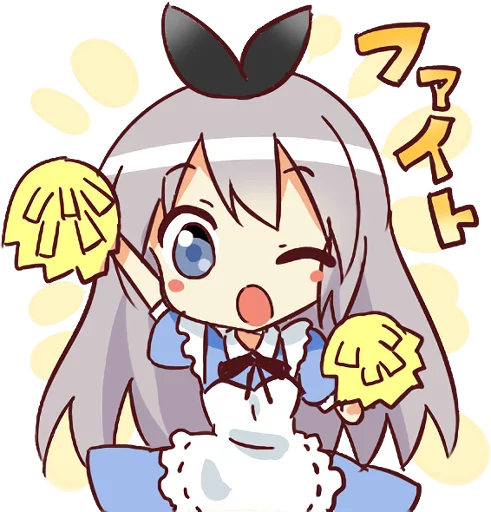 Sticker from the "CUTE GIRL Alice" sticker pack