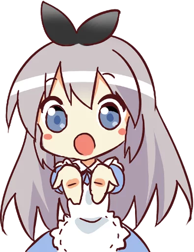 Sticker from the "CUTE GIRL Alice" sticker pack