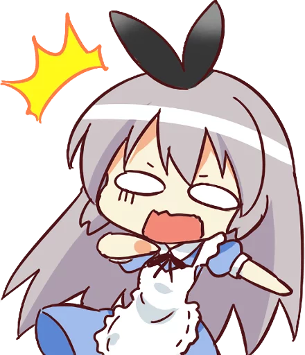 Sticker from the "CUTE GIRL Alice" sticker pack