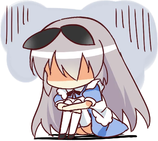 Sticker from the "CUTE GIRL Alice" sticker pack