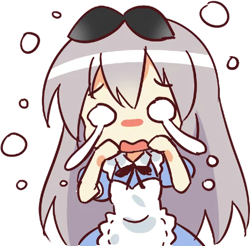 Sticker from the "CUTE GIRL Alice" sticker pack