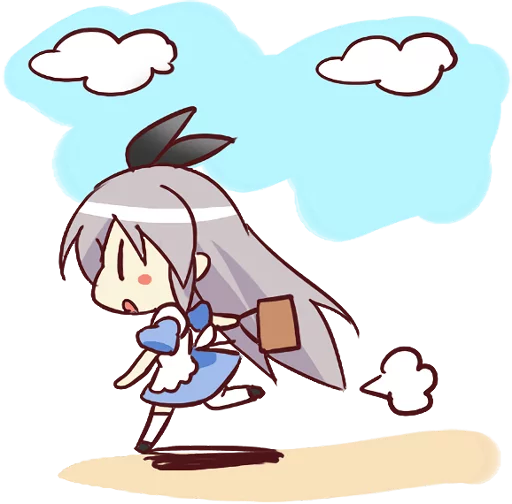 Sticker from the "CUTE GIRL Alice" sticker pack