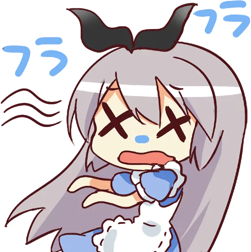 Sticker from the "CUTE GIRL Alice" sticker pack