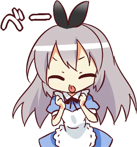 Sticker from the "CUTE GIRL Alice" sticker pack