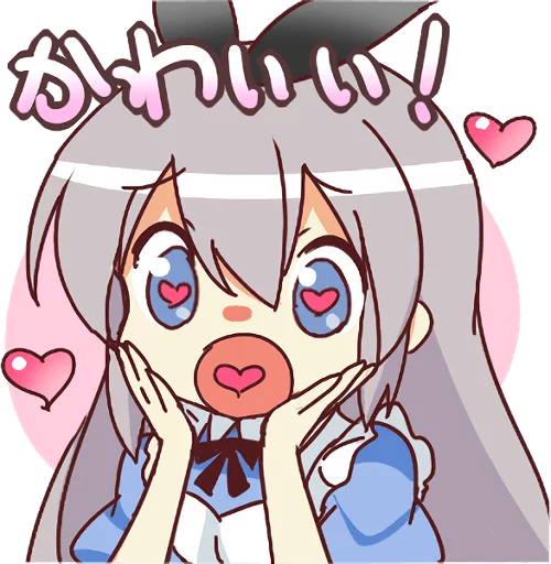 Sticker from the "CUTE GIRL Alice" sticker pack