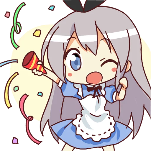 Sticker from the "CUTE GIRL Alice" sticker pack