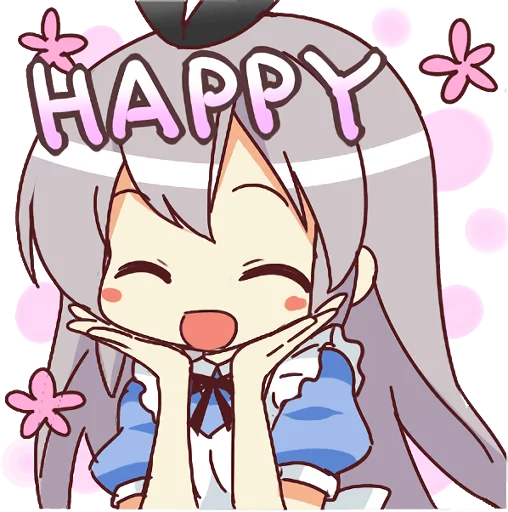 Sticker from the "CUTE GIRL Alice" sticker pack