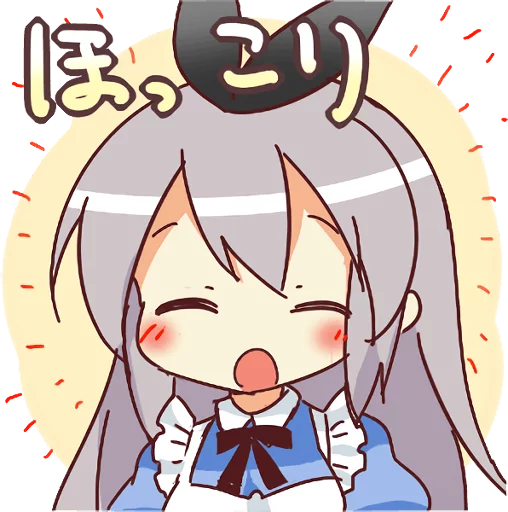 Sticker from the "CUTE GIRL Alice" sticker pack