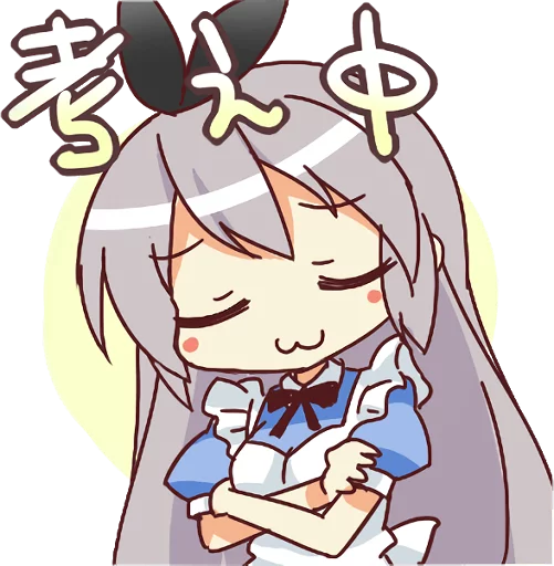 Sticker from the "CUTE GIRL Alice" sticker pack