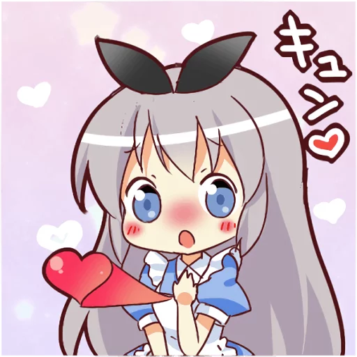 Sticker from the "CUTE GIRL Alice" sticker pack