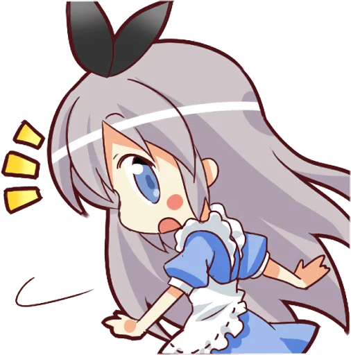 Sticker from the "CUTE GIRL Alice" sticker pack