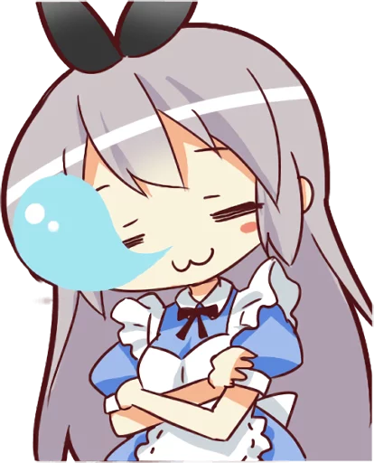 Sticker from the "CUTE GIRL Alice" sticker pack