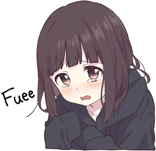 Sticker from the "Menhera-chan 2 ENG" sticker pack