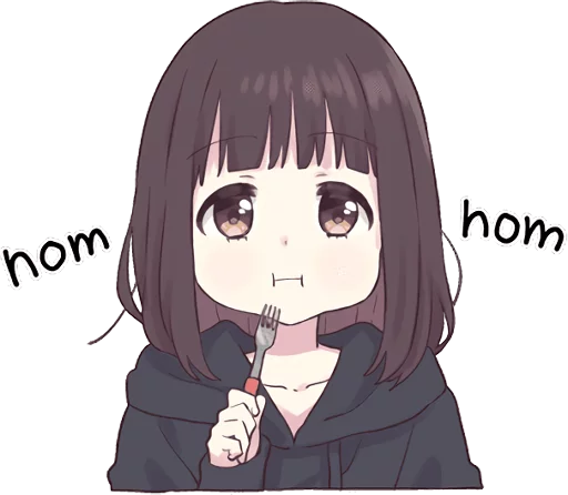 Sticker from the "Menhera-chan 2 ENG" sticker pack