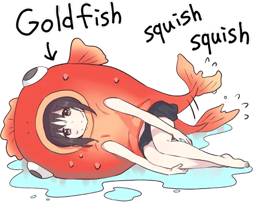 Sticker from the "Menhera-chan 2 ENG" sticker pack