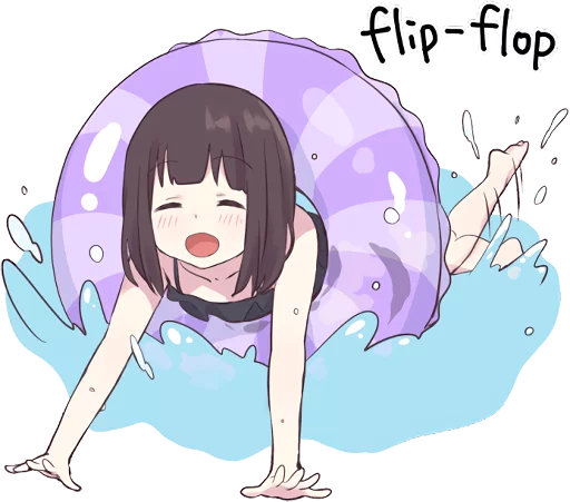 Sticker from the "Menhera-chan 2 ENG" sticker pack