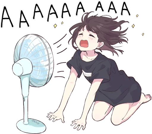 Sticker from the "Menhera-chan 2 ENG" sticker pack