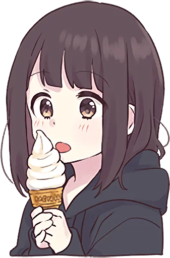 Sticker from the "Menhera-chan 2 ENG" sticker pack