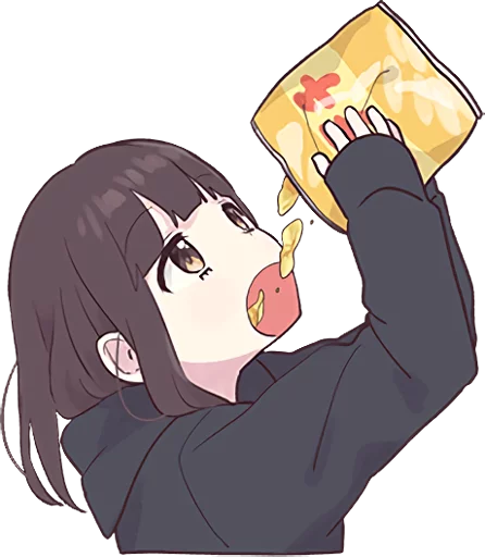 Sticker from the "Menhera-chan 2 ENG" sticker pack