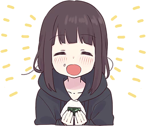 Sticker from the "Menhera-chan 2 ENG" sticker pack