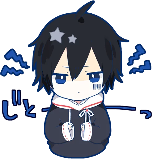 Sticker from the "Mafumafu Sticker (cat)" sticker pack