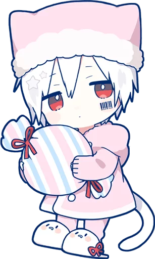 Sticker from the "Mafumafu Sticker (cat)" sticker pack