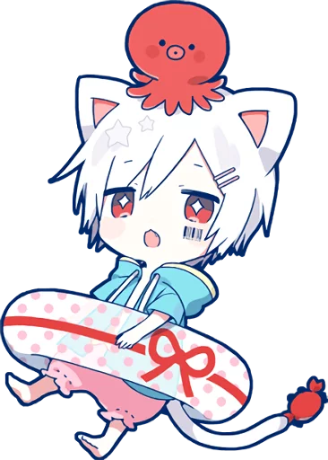 Sticker from the "Mafumafu Sticker (cat)" sticker pack