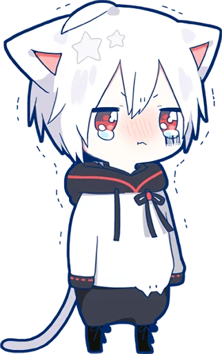 Sticker from the "Mafumafu Sticker (cat)" sticker pack