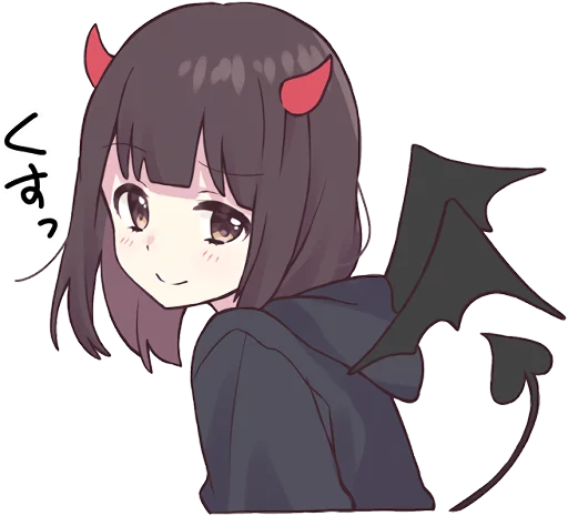 Sticker from the "Menhera-chan. 3" sticker pack