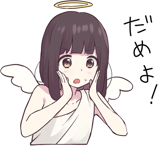 Sticker from the "Menhera-chan. 3" sticker pack