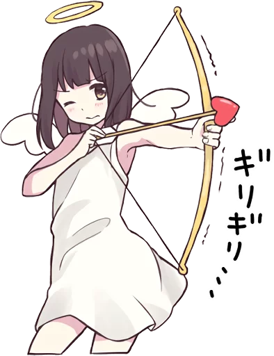 Sticker from the "Menhera-chan. 3" sticker pack