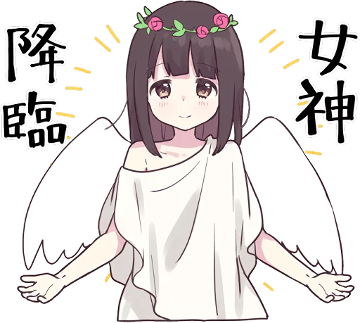 Sticker from the "Menhera-chan. 3" sticker pack