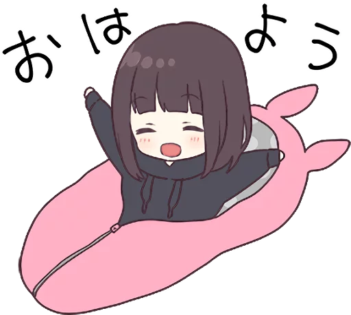 Sticker from the "Menhera-chan. 3" sticker pack