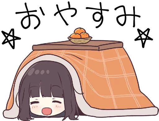 Sticker from the "Menhera-chan. 3" sticker pack