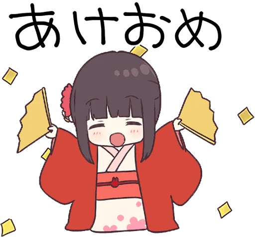 Sticker from the "Menhera-chan. 3" sticker pack