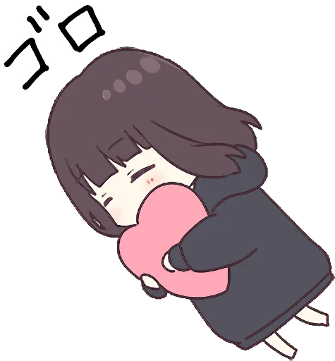 Sticker from the "Menhera-chan. 3" sticker pack