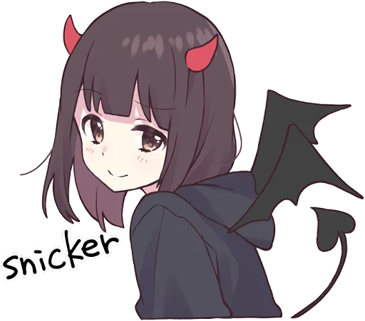 Sticker from the "Menhera-chan. 3 ENG" sticker pack