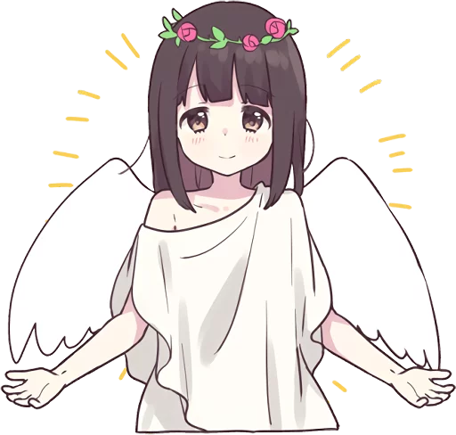 Sticker from the "Menhera-chan. 3 ENG" sticker pack