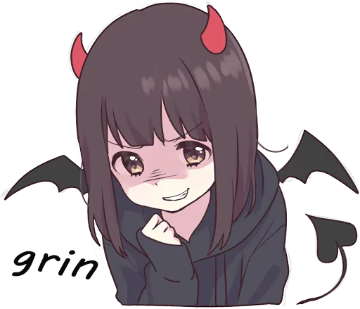 Sticker from the "Menhera-chan. 3 ENG" sticker pack