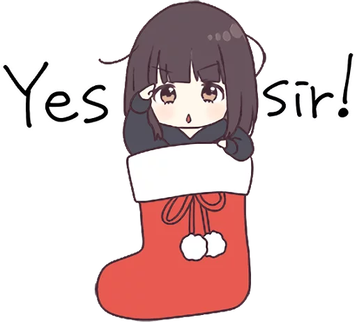 Sticker from the "Menhera-chan. 3 ENG" sticker pack