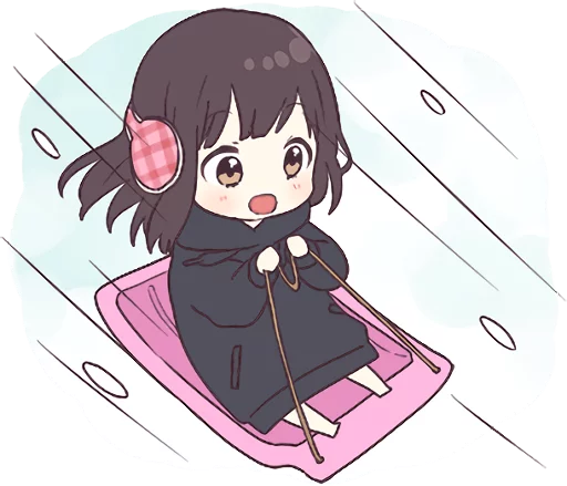 Sticker from the "Menhera-chan. 3 ENG" sticker pack