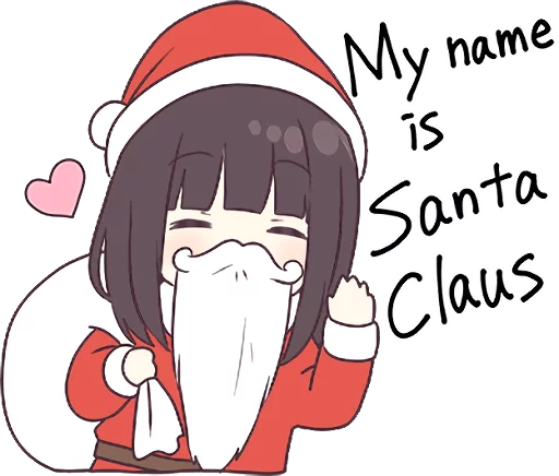 Sticker from the "Menhera-chan. 3 ENG" sticker pack