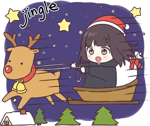 Sticker from the "Menhera-chan. 3 ENG" sticker pack